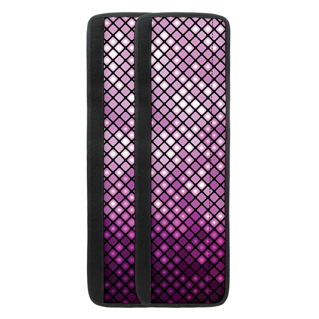 Purple Disco Lights Pattern Print Refrigerator Handle Covers