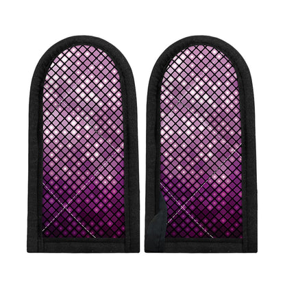 Purple Disco Lights Pattern Print Skillet Handle Cover