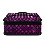 Purple Disco Lights Pattern Print Small Lunch Bag