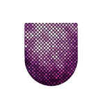 Purple Disco Lights Pattern Print Toilet Lid Cover