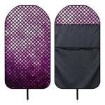 Purple Disco Lights Pattern Print Waterproof Car Seat Cover