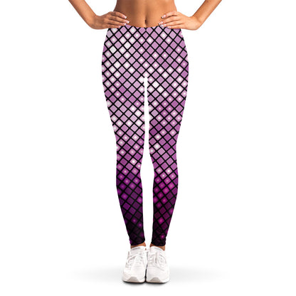 Purple Disco Lights Pattern Print Women's Leggings