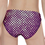 Purple Disco Lights Pattern Print Women's Panties