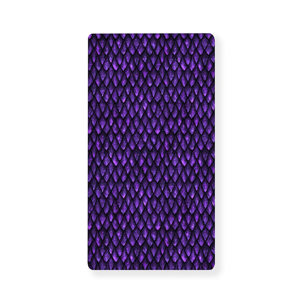 Purple Dragon Scales Pattern Print Baby Crib Sheet