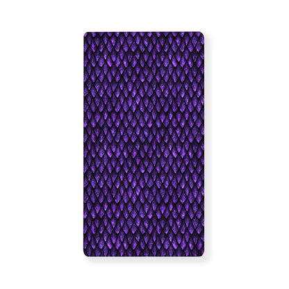 Purple Dragon Scales Pattern Print Baby Crib Sheet
