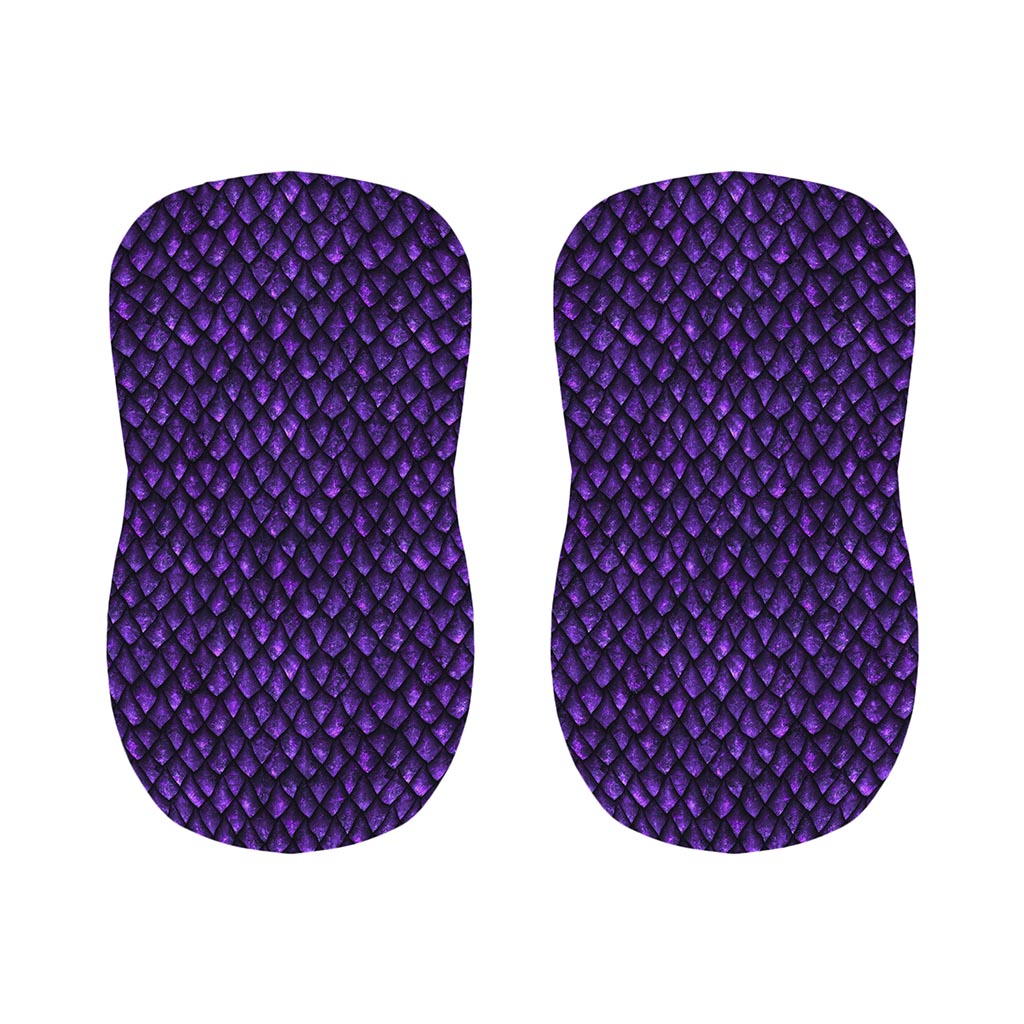 Purple Dragon Scales Pattern Print Bar Stool Covers