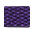Purple Dragon Scales Pattern Print Bifold Wallet