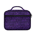 Purple Dragon Scales Pattern Print Briefcase Bible Bag