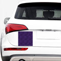 Purple Dragon Scales Pattern Print Car Sticker