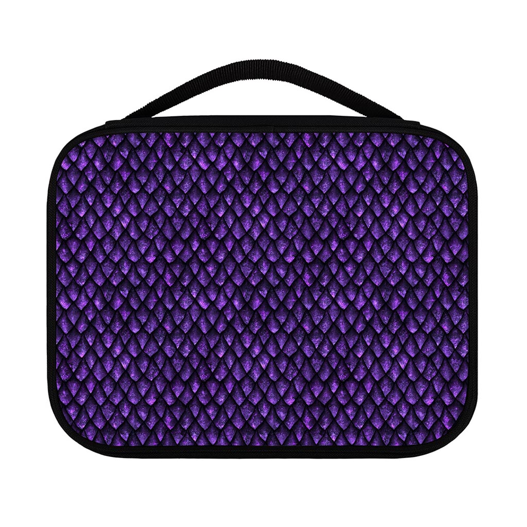 Purple Dragon Scales Pattern Print Classic Bible Case