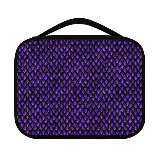 Purple Dragon Scales Pattern Print Classic Bible Case