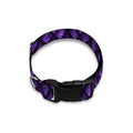 Purple Dragon Scales Pattern Print Dog Collar