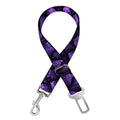 Purple Dragon Scales Pattern Print Dog Seat Belt
