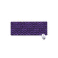 Purple Dragon Scales Pattern Print Extended Mouse Pad