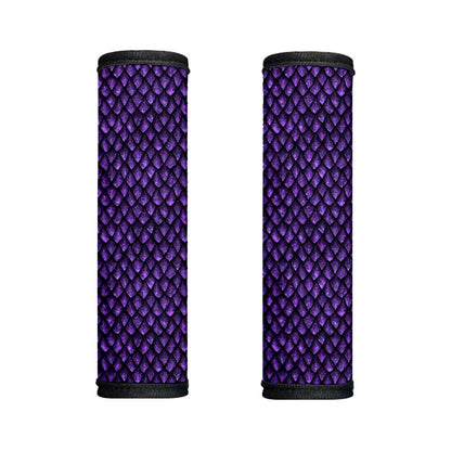 Purple Dragon Scales Pattern Print Handle Covers
