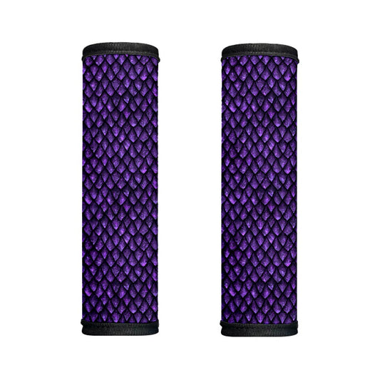 Purple Dragon Scales Pattern Print Handle Covers