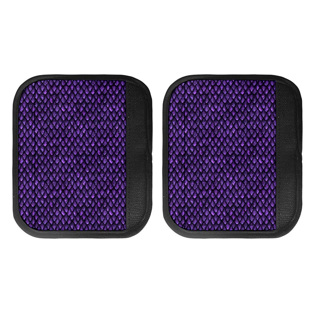 Purple Dragon Scales Pattern Print Handle Covers