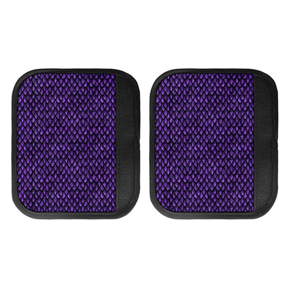 Purple Dragon Scales Pattern Print Handle Covers