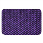 Purple Dragon Scales Pattern Print Indoor Door Mat