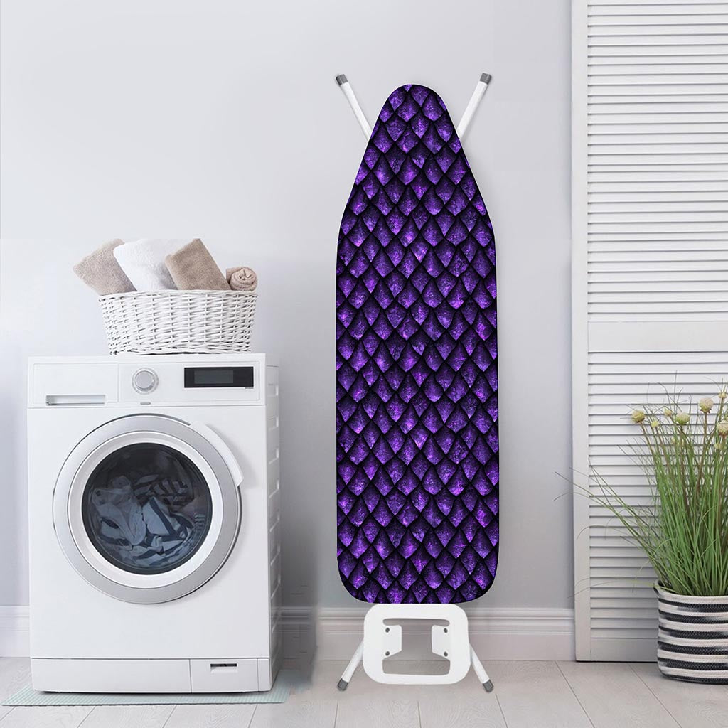 Purple Dragon Scales Pattern Print Ironing Board Cover