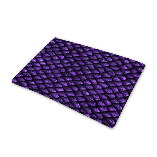 Purple Dragon Scales Pattern Print Pet Cooling Mat Cover