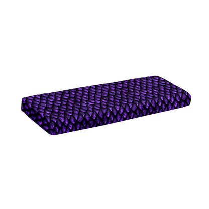 Purple Dragon Scales Pattern Print Piano Keyboard Cover