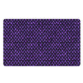 Purple Dragon Scales Pattern Print Polyester Doormat