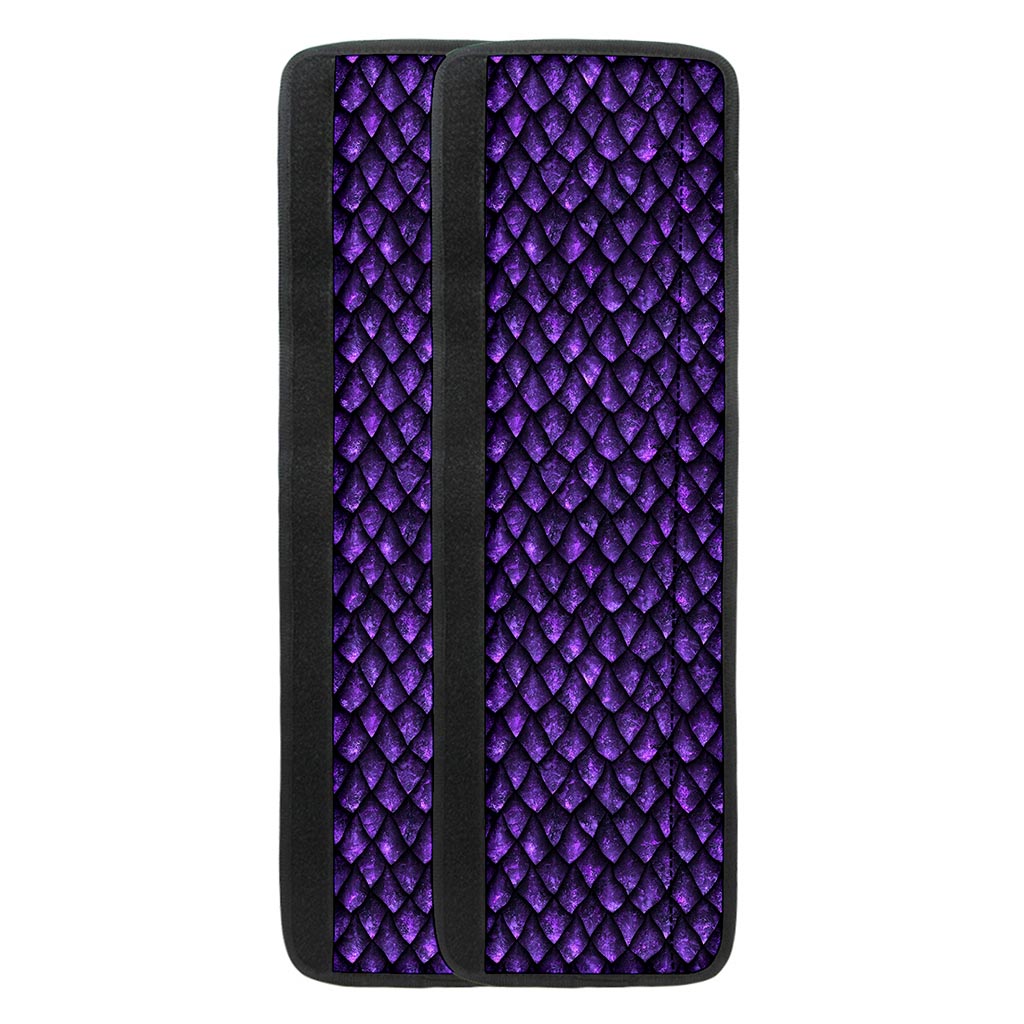 Purple Dragon Scales Pattern Print Refrigerator Handle Covers