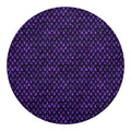 Purple Dragon Scales Pattern Print Round Blanket