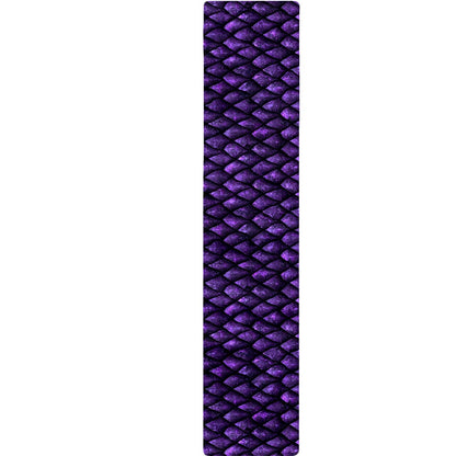 Purple Dragon Scales Pattern Print Table Runner