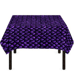 Purple Dragon Scales Pattern Print Tablecloth