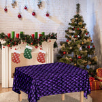Purple Dragon Scales Pattern Print Tablecloth
