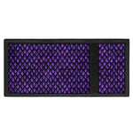 Purple Dragon Scales Pattern Print Trifold Wallet