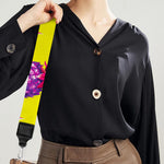 Purple EDM Pineapple Pattern Print Bag Strap