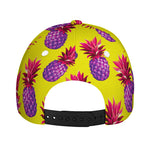 Purple EDM Pineapple Pattern Print Baseball Cap