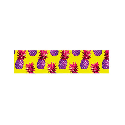 Purple EDM Pineapple Pattern Print Bed Runner