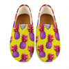 Purple EDM Pineapple Pattern Print Casual Shoes