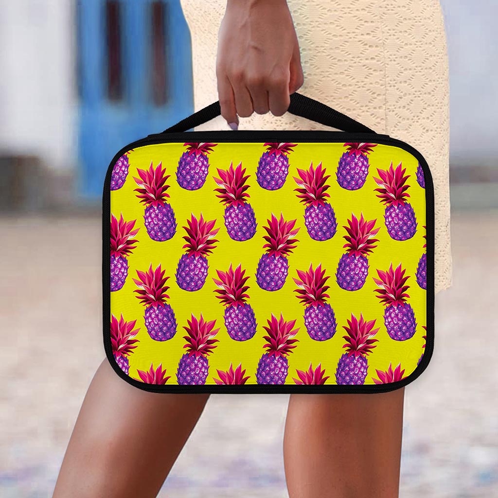 Purple EDM Pineapple Pattern Print Classic Bible Case