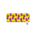 Purple EDM Pineapple Pattern Print Extended Mouse Pad