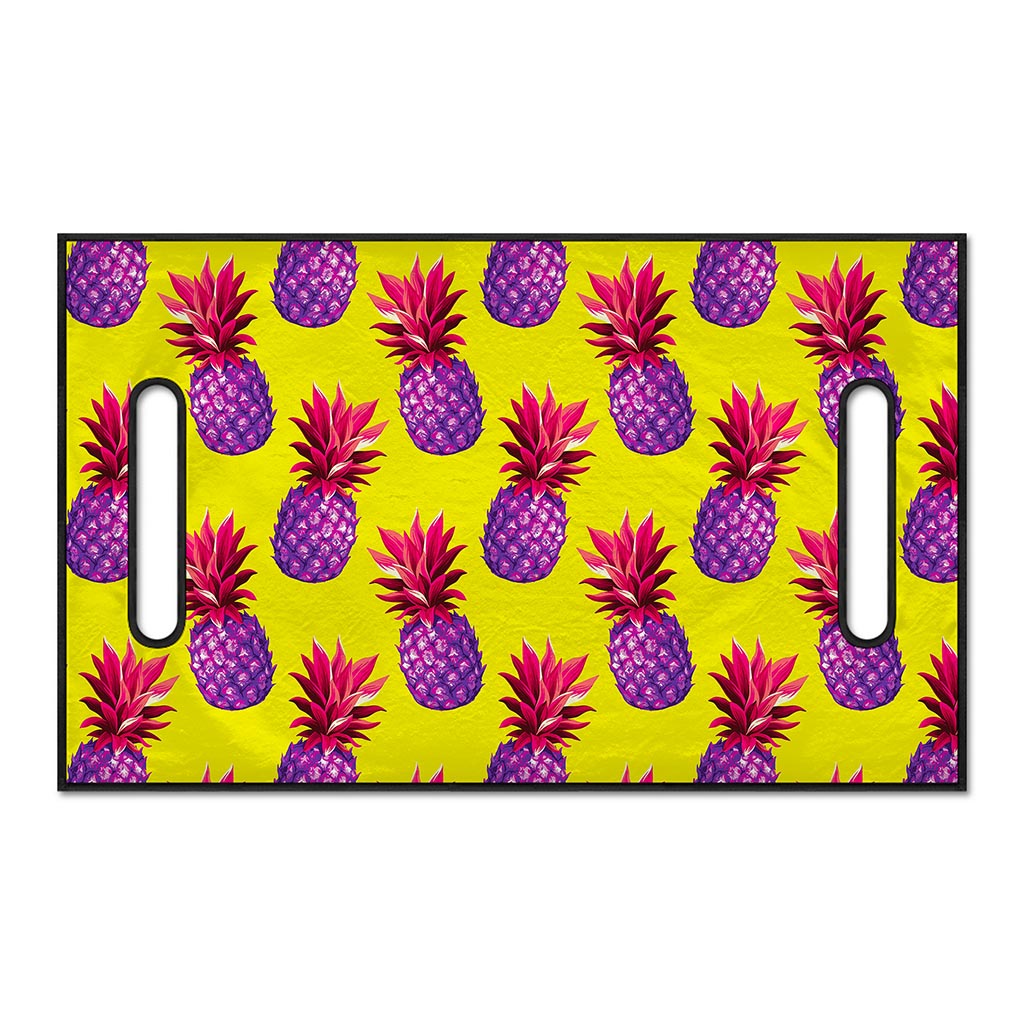 Purple EDM Pineapple Pattern Print Golf Cart Seat Cover