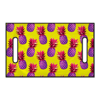 Purple EDM Pineapple Pattern Print Golf Cart Seat Cover
