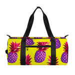 Purple EDM Pineapple Pattern Print Gym Bag