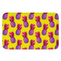 Purple EDM Pineapple Pattern Print Indoor Door Mat