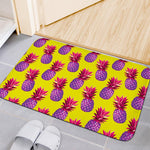 Purple EDM Pineapple Pattern Print Indoor Door Mat