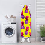 Purple EDM Pineapple Pattern Print Ironing Board Cover