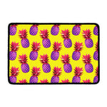 Purple EDM Pineapple Pattern Print Kitchen Mat