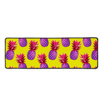 Purple EDM Pineapple Pattern Print Long Kitchen Mat