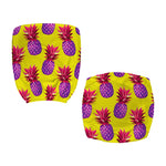 Purple EDM Pineapple Pattern Print Office Chair Cover