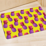 Purple EDM Pineapple Pattern Print Polyester Doormat