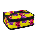Purple EDM Pineapple Pattern Print Small Lunch Bag